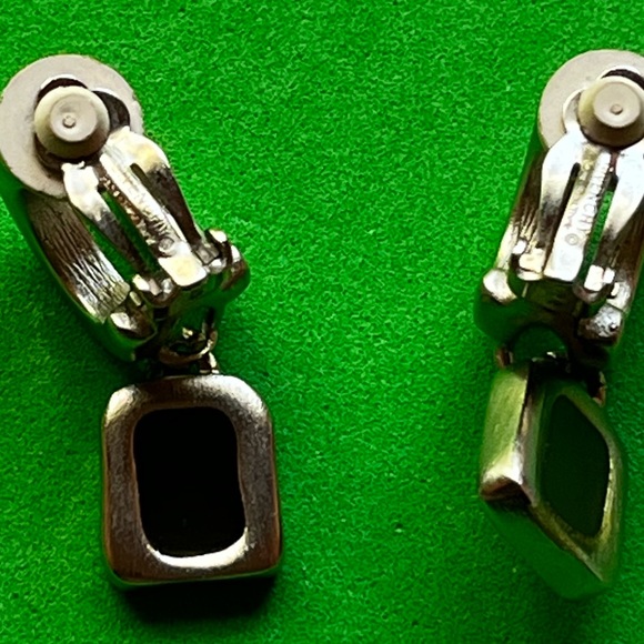 Givenchy Vintage Drop Clip Earrings